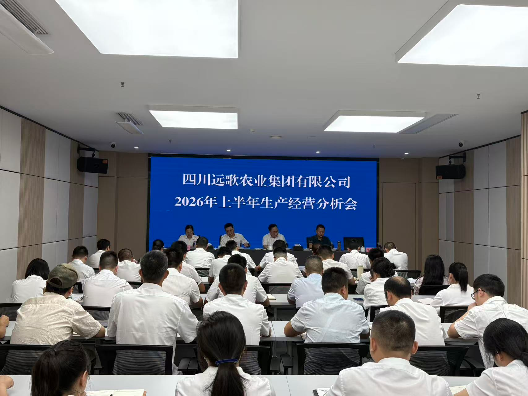 锚定目标攻坚克难 提质增效再抓落实——远歌集团召开2026年上半年生产经营分析会